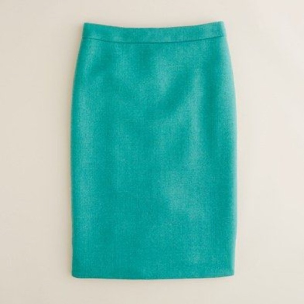 Jcrew double serge pencil skirt size 0